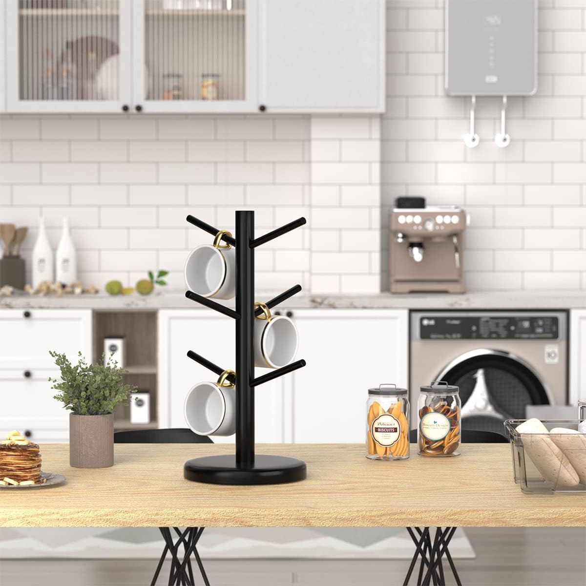 Mug Holder Tree,Coffee Cup Holder,Mug Rack Stand Hook,Bar Organizer