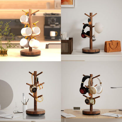 Mug Holder Tree,Coffee Cup Holder,Mug Rack Stand Hook,Bar Organizer