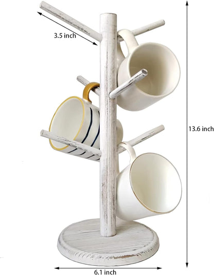 Mug Holder Tree,Coffee Cup Holder,Mug Rack Stand Hook,Bar Organizer