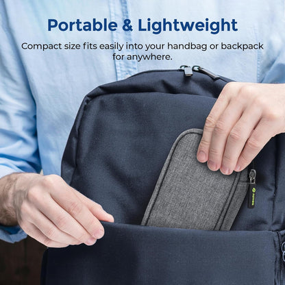 Insulin Cooler Travel Case, Diabete Care, 2x90g TSA-Approved Ice Pack | Diabetic Medication Insulated Cooling Bag for 2 Insulin Pens and Diabetic Supplies Storage, Compact for Daily Life and Trips