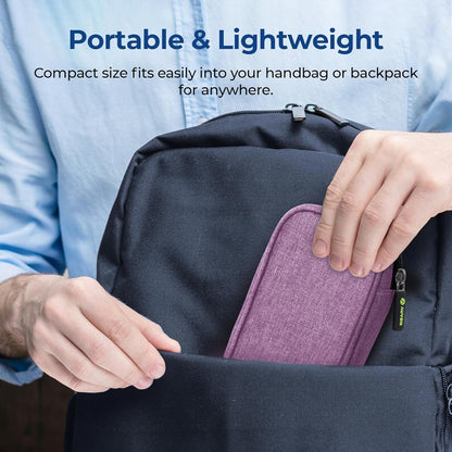 Insulin Cooler Travel Case, Diabete Care, 2x90g TSA-Approved Ice Pack | Diabetic Medication Insulated Cooling Bag for 2 Insulin Pens and Diabetic Supplies Storage, Compact for Daily Life and Trips