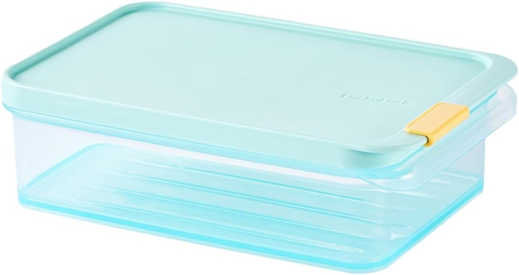 LocknLock Freezer Fit Plastic Freezer Containers | Airtight Stackable Food Storage for Meal Prep | Microwave & Dishwasher Safe | BPA Free Freezer Container with Lid, 2.2L