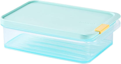 LocknLock Freezer Fit Plastic Freezer Containers | Airtight Stackable Food Storage for Meal Prep | Microwave & Dishwasher Safe | BPA Free Freezer Container with Lid, 2.2L