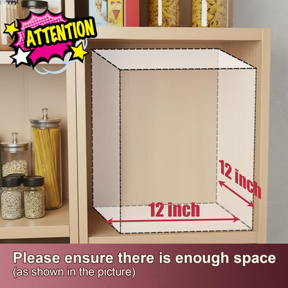 Lazy Susan Medicine Bottle Organizer for Cabinet 2 Tier Clear | 11 Inch Large Turntable for Bathroom Countertop and Pantry