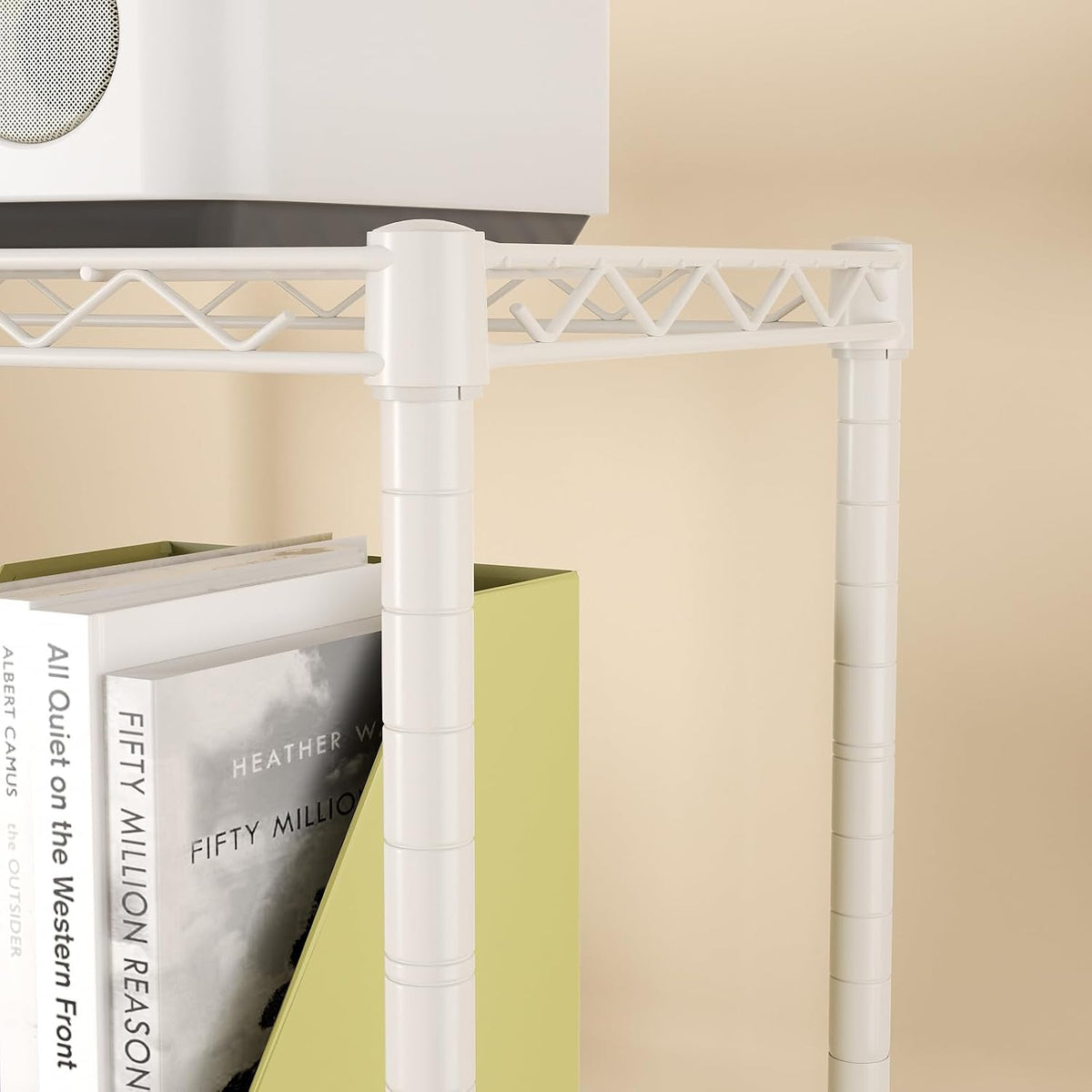 8 Shelves Storage Wire Shelf Closet Metal Shelving Pantry Wheels