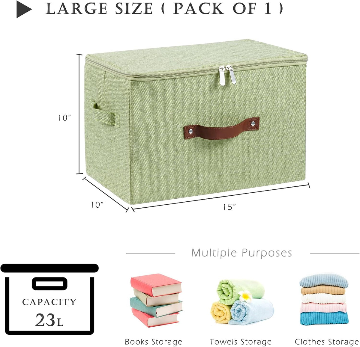 Storage Bins with Zipper Lids Decorative Lidded Baskets Boxes