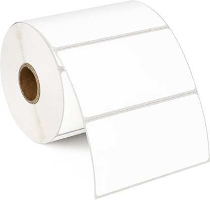 1"x1" Square Removable Thermal Labels No Residue 1380 Pcs
