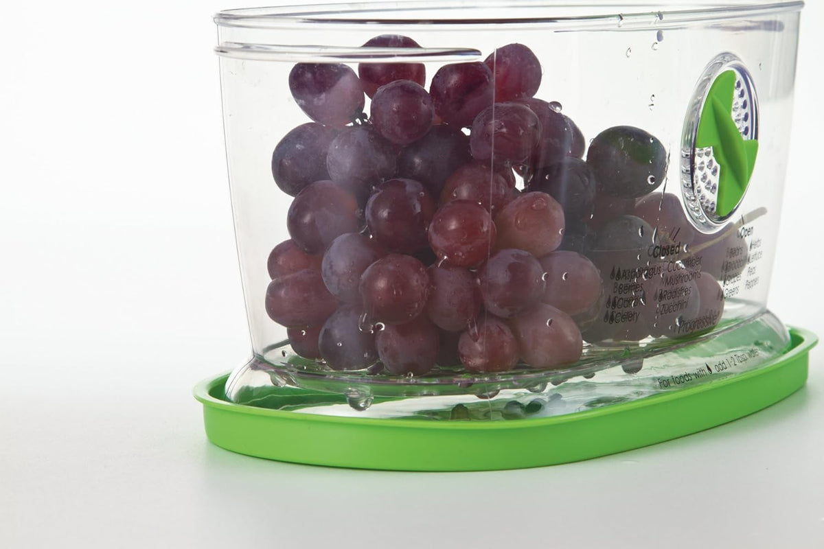 PrepSolutions Berry Keeper, Red – Freshness-Enhancing Storage for Berries and Small Fruits