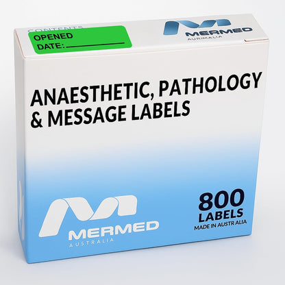 Expiration Date Stickers, 800 Fluoro Yellow Write-On Labels, 0.5" x 1.5" (12mm x 40mm), Food, Medical & Lab Use