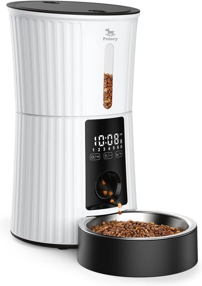 Timed Automatic Cat Feeder - 4L Dry Food Dispenser for Cats and Dogs