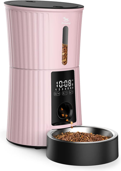 Timed Automatic Cat Feeder - 4L Dry Food Dispenser for Cats and Dogs