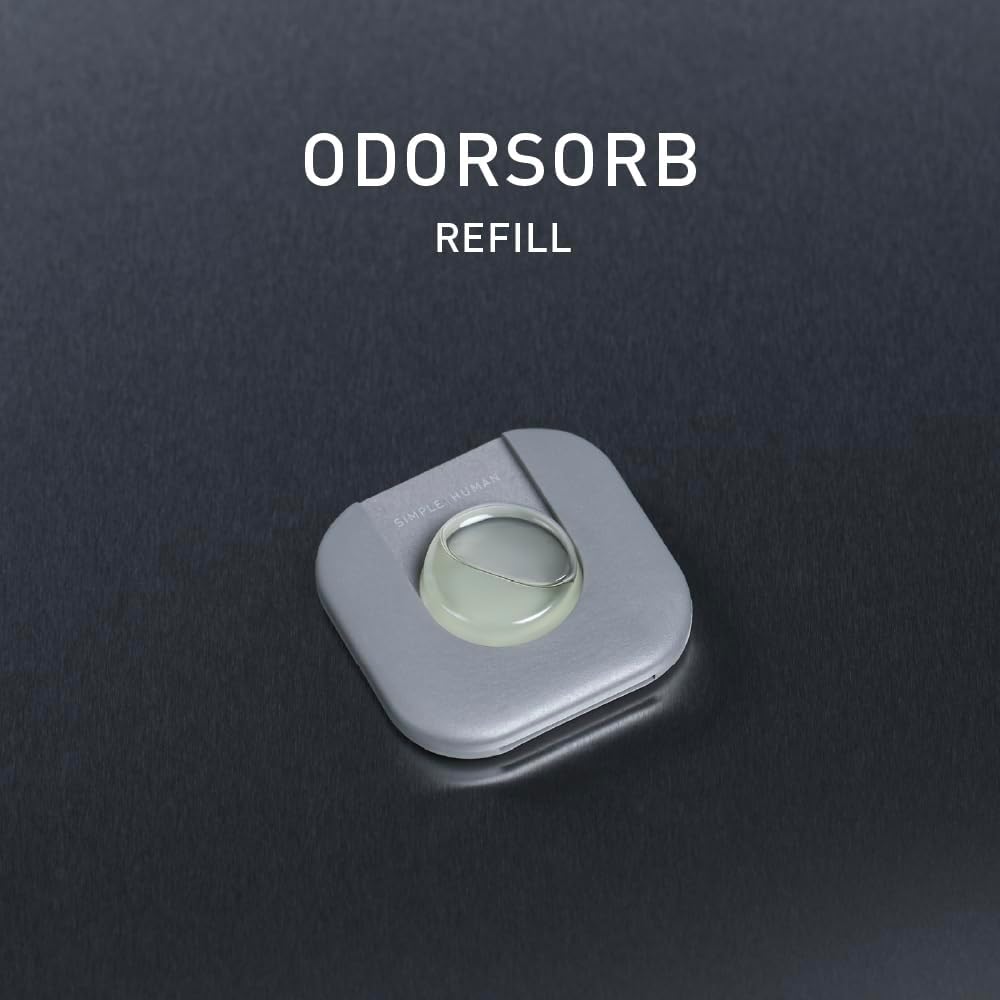 Odorsorb® Pod Starter Pack, Trash Can Odor Eliminator with Plant-Based Oils, 45-Day Continuous Odor Control, No Harsh Chemicals or Cover Scents, Includes Pod Holder and 2 Pods