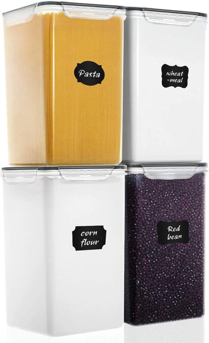 Extra Large 4 Pack, 6.5L/7qt/220oz Tall Food Storage Containers