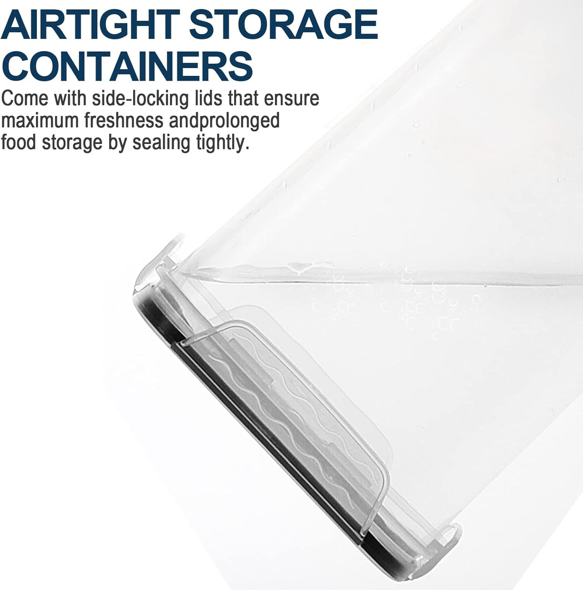 Extra Large 4 Pack, 6.5L/7qt/220oz Tall Food Storage Containers