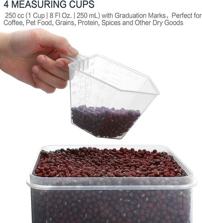 Extra Large 4 Pack, 6.5L/7qt/220oz Tall Food Storage Containers