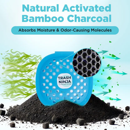 Trash Ninja Trash Odor Eliminator, Long-Lasting Citrus Scent Deodorizer
