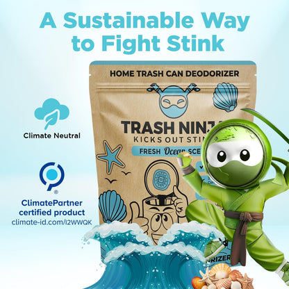 Trash Ninja Trash Odor Eliminator, Long-Lasting Citrus Scent Deodorizer