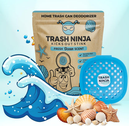 Trash Ninja Trash Odor Eliminator, Long-Lasting Citrus Scent Deodorizer