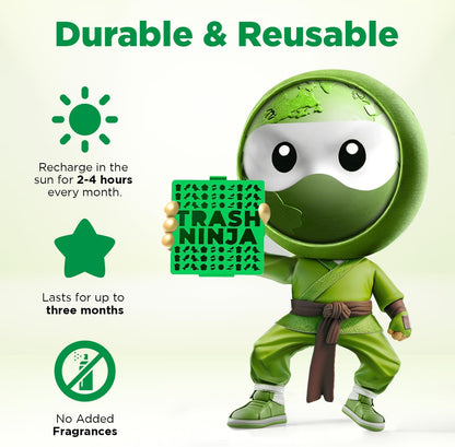 Trash Ninja Trash Odor Eliminator, Long-Lasting Citrus Scent Deodorizer