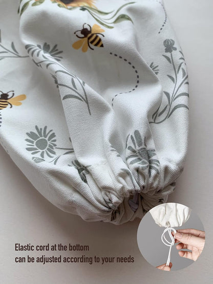 Grocery Bag Holder Storage,Eucalyptus Leaves Plastic Bags Organizer,Farmhouse Sweet Home Kitchen Decor