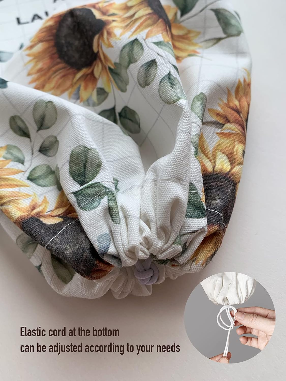 Grocery Bag Holder Storage,Eucalyptus Leaves Plastic Bags Organizer,Farmhouse Sweet Home Kitchen Decor