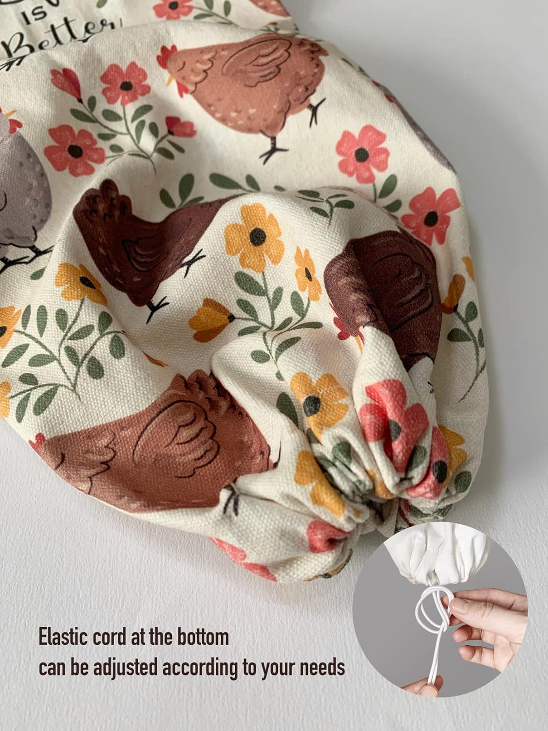Grocery Bag Holder Storage,Eucalyptus Leaves Plastic Bags Organizer,Farmhouse Sweet Home Kitchen Decor