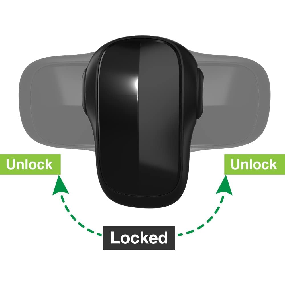 Moonybaby Childproof Oven Door Lock, Child Safety Oven Front Lock(ONLY for Flat Surface), Heat-Resistant, No Tool Needed, Jet Black