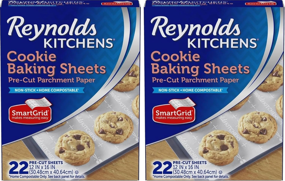 Reynolds Kitchens Parchment Baking Sheets, 25 Sheets (Pack of 4), 100 Total