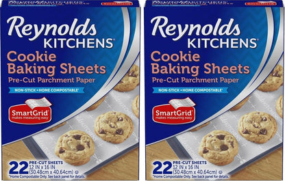 Reynolds Kitchens Parchment Baking Sheets, 25 Sheets (Pack of 4), 100 Total