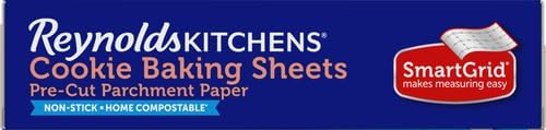 Reynolds Kitchens Parchment Baking Sheets, 25 Sheets (Pack of 4), 100 Total