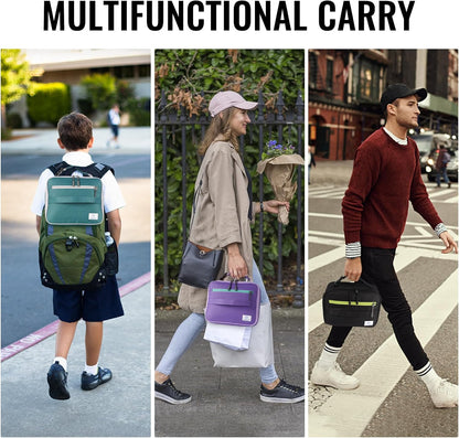 Lunch Box Kids, Insulated Lunch Bag Kids Boys Girls Back to School, Soft Lunch Box for Men Reusable Lunchbox for Office,Outdoor,School (Black)
