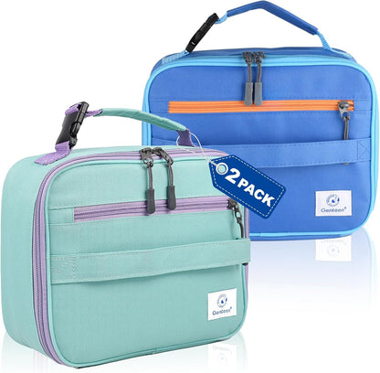 Lunch Box Kids, Insulated Lunch Bag Kids Boys Girls Back to School, Soft Lunch Box for Men Reusable Lunchbox for Office,Outdoor,School (Black)