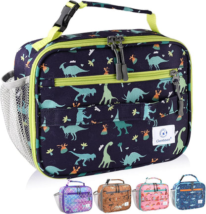 Lunch Box Kids, Insulated Lunch Bag Kids Boys Girls Back to School, Soft Lunch Box for Men Reusable Lunchbox for Office,Outdoor,School (Black)