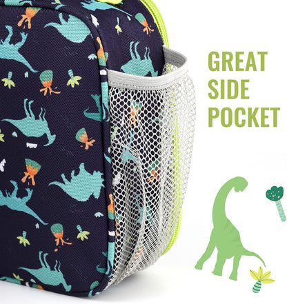 Lunch Box Kids, Insulated Lunch Bag Kids Boys Girls Back to School, Soft Lunch Box for Men Reusable Lunchbox for Office,Outdoor,School (Black)