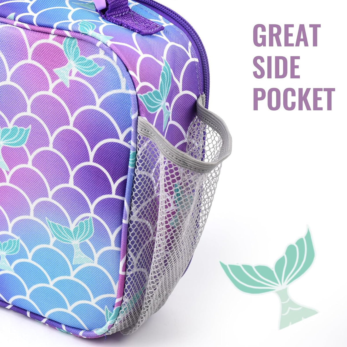 Lunch Box Kids, Insulated Lunch Bag Kids Boys Girls Back to School, Soft Lunch Box for Men Reusable Lunchbox for Office,Outdoor,School (Black)