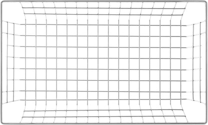 Slideep Fridge Freezer Baskets, Wire Storage Organizer Basket, Household Refrigerator Bin with Built-in Handles for Cabinets, Pantry, Closets, Bedrooms White - Set of 2