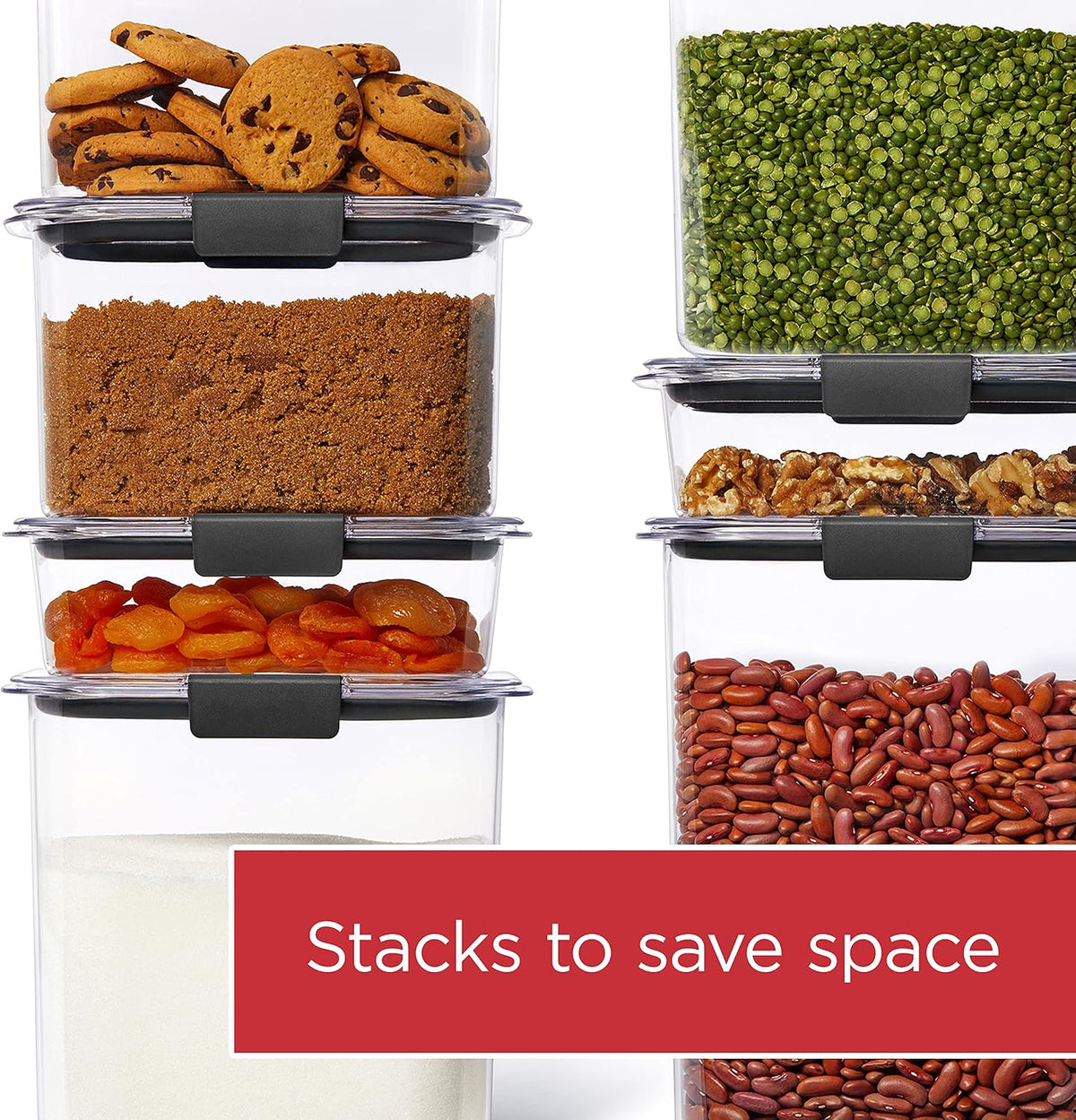Brilliance Pantry Airtight Food Storage Container, BPA-Free 7.8 Cup, Ideal for Brown Sugar - Efficient, Leak-Proof and Dishwasher-safe