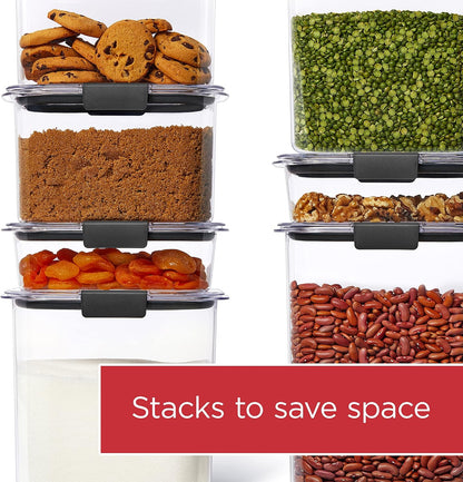 Brilliance Pantry Airtight Food Storage Container, BPA-Free 7.8 Cup, Ideal for Brown Sugar - Efficient, Leak-Proof and Dishwasher-safe