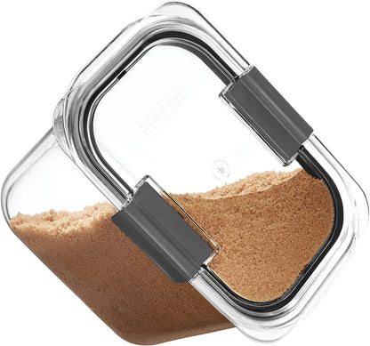 Brilliance Pantry Airtight Food Storage Container, BPA-Free 7.8 Cup, Ideal for Brown Sugar - Efficient, Leak-Proof and Dishwasher-safe