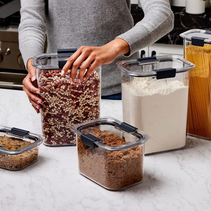 Brilliance Pantry Airtight Food Storage Container, BPA-Free 7.8 Cup, Ideal for Brown Sugar - Efficient, Leak-Proof and Dishwasher-safe