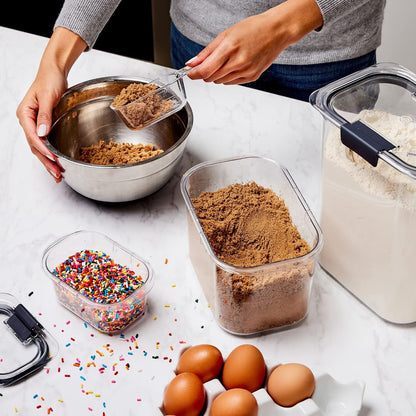 Brilliance Pantry Airtight Food Storage Container, BPA-Free 7.8 Cup, Ideal for Brown Sugar - Efficient, Leak-Proof and Dishwasher-safe