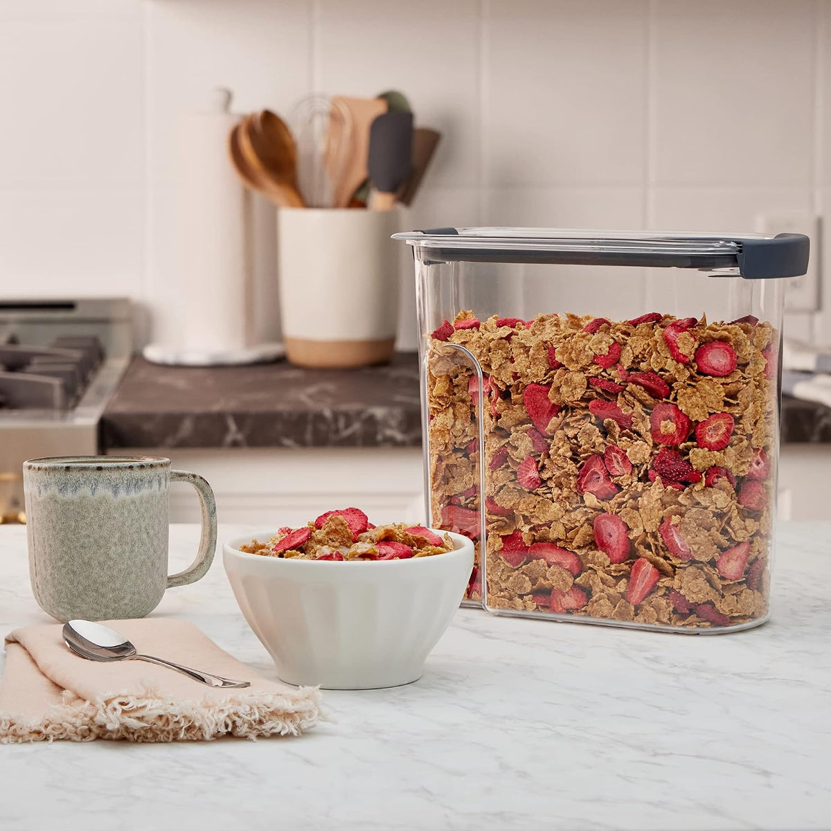 Brilliance Pantry Airtight Food Storage Container, BPA-Free 7.8 Cup, Ideal for Brown Sugar - Efficient, Leak-Proof and Dishwasher-safe