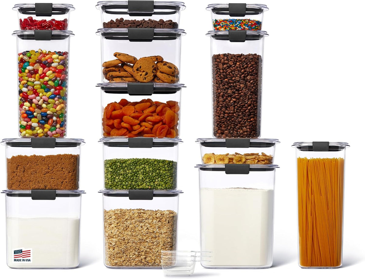Brilliance Pantry Airtight Food Storage Container, BPA-Free 7.8 Cup, Ideal for Brown Sugar - Efficient, Leak-Proof and Dishwasher-safe