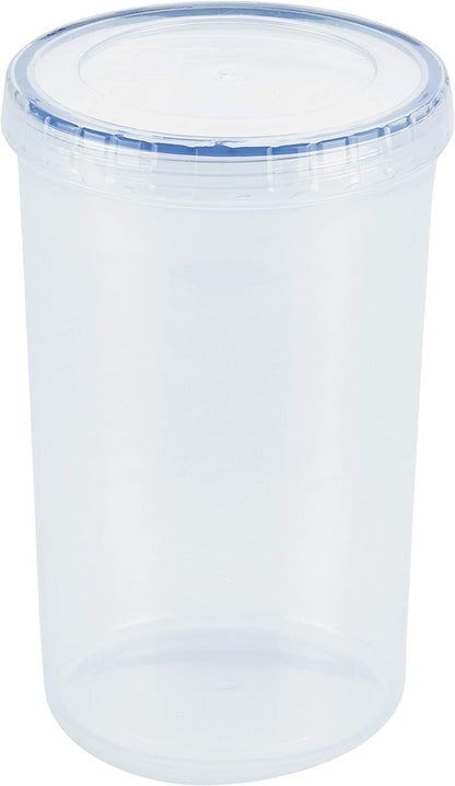 LOCK & LOCK Easy Essentials Twist Food Storage lids/Airtight containers, BPA Free, Tall-44 oz-for Pasta, Clear