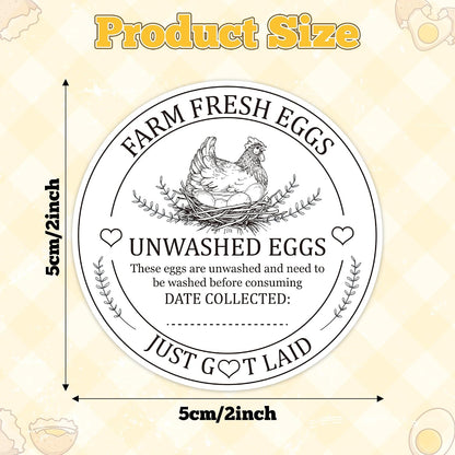 Cottage Food Law Labels Stickers - 500 Count Homemade with Love Adhesive Round Decal Roll, Made in a Home Kitchen Inspection Statement Thermal Printed for Baked Food Packaging (2 x 2 Inch)
