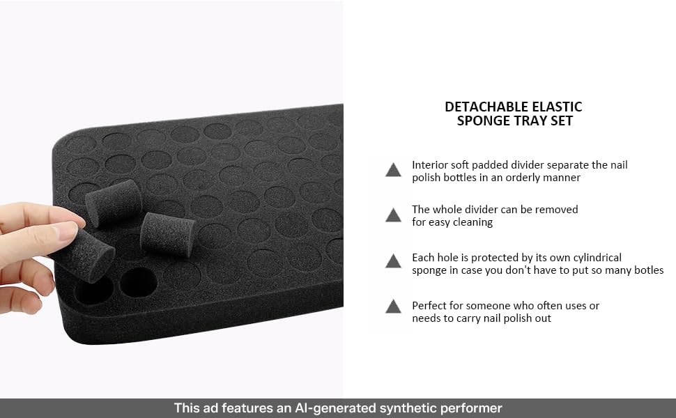 Essential Oil Storage Organizer,60 Bottle EVA Essential Oil Case Essential Oils Box,Essential Oil Storage Carrying Case Holds 5ml- 15ml For Doterra & Young Living,Come with Labels & Bottle (Black)