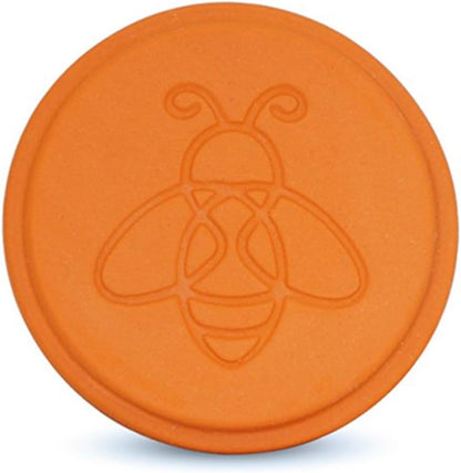 ENOLVO Terracotta Brown Sugar Saver- Brown Sugar Keeper Disc to Maintain Food Moisture in Storage Container - Terra Cotta Bear Softener Alternative (4 Pack)