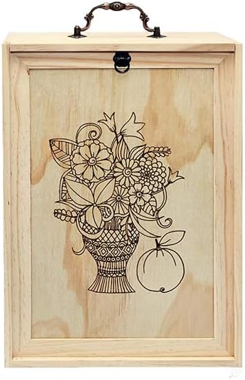 TORIBIO Essential Oil Storage Box for 60 Bottles, Wooden Essential Oils Holder Organizer Holds 5-30ml for Young Living & Doterra Bottles