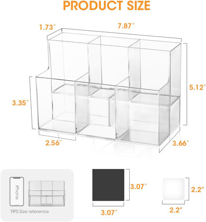AIEVE Magnetic Drink Packet Organizer, 2-Tier Fridge Organizer Cabinet Door Holder, Acrylic Water Packet Holder for Kitchen Fridge Organizers and Storage (Magnetic & Adhesive)