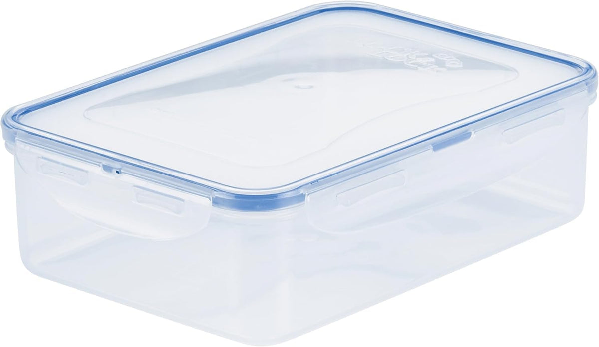 LOCK & LOCK Easy Essentials Pantry Food storage containers with lids / Pantry storage / Airtight containers, BPA free - Square - 11 cup - Great for Sugar, Clear